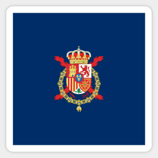 Royal Standard/Flag of king Juan Carlos I of Spain Sticker